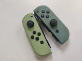 Nintendo Switch Joy-Con: Custom Controllers in Enchanting Matcha Green and Earthy Pine - Elevate Your Gaming Style with Vibrant Precision