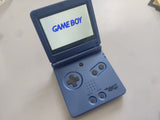 Blue Pokemon Kyogre Game Boy Advance SP (GBA SP) Console V2 IPS LCD Screen with 10-Level Backlit