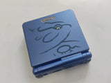 Blue Pokemon Kyogre Game Boy Advance SP (GBA SP) Console V2 IPS LCD Screen with 10-Level Backlit
