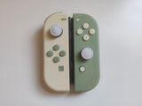 Custom Nintendo Switch JoyCon Light Cream & Matcha Green Joycon Controller