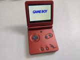 Red Game Boy Advance SP (GBA SP) Console V2 IPS LCD Screen with 10-Level Backlit