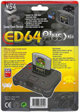 ED64 Plus Game Save Device Cartridge 16GB SD Card Adapter Compatible for Nintendo N64 Games