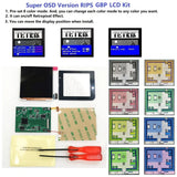 GBC Game Boy Color Q5 IPS Backlight with OSD include Black Glass Lens