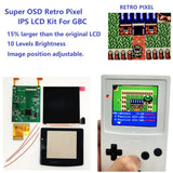 GBC Game Boy Color Q5 IPS Backlight with OSD include Black Glass Lens