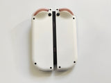 Custom Nintendo Switch White Shell with Sakura Pink & Pastel Hearts Buttons – Personalize Your Gaming Experience with Unique Controllers!