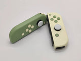 Custom Nintendo Switch JoyCon Matcha Green & Light Cream Joycon Controller