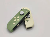 Custom Nintendo Switch JoyCon Matcha Green & Light Cream Joycon Controller
