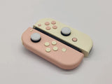 Custom Nintendo Switch JoyCon Mandy pink & Light Cream Joycon Controller