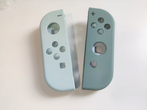 Soft Touch Cyan & Dark Green Shell for Nintendo Switch JoyCon
