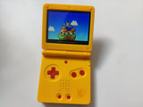 Gameboy Advance SP AGS IPS Screen Mod Pokemon Pikachu Edition with Red Buttons