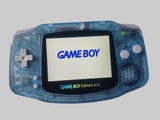 Clear Sky Blue Game Boy Advance Console V2 IPS LCD Screen with 10-Level Backlit