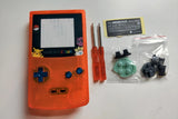 GameBoy Color Clear Orange Replacement Housing Shell For GBC