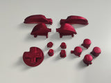 Velvet Red Buttons For Nintendo Switch Pro Controller