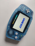 Clear Sky Blue Game Boy Advance Console V2 IPS LCD Screen with 10-Level Backlit