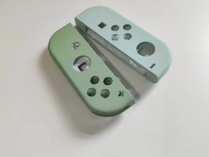 Soft Touch Cyan & Matcha Green Shell for Nintendo Switch JoyCon