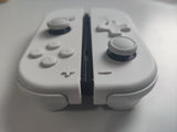 Nintendo Switch Joycon Controller Customized with White D-Pad Shell and Matching White Buttons