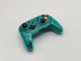 Custom Nintendo Switch Pro Controller Emerald Green Shell Mixed Color Buttons