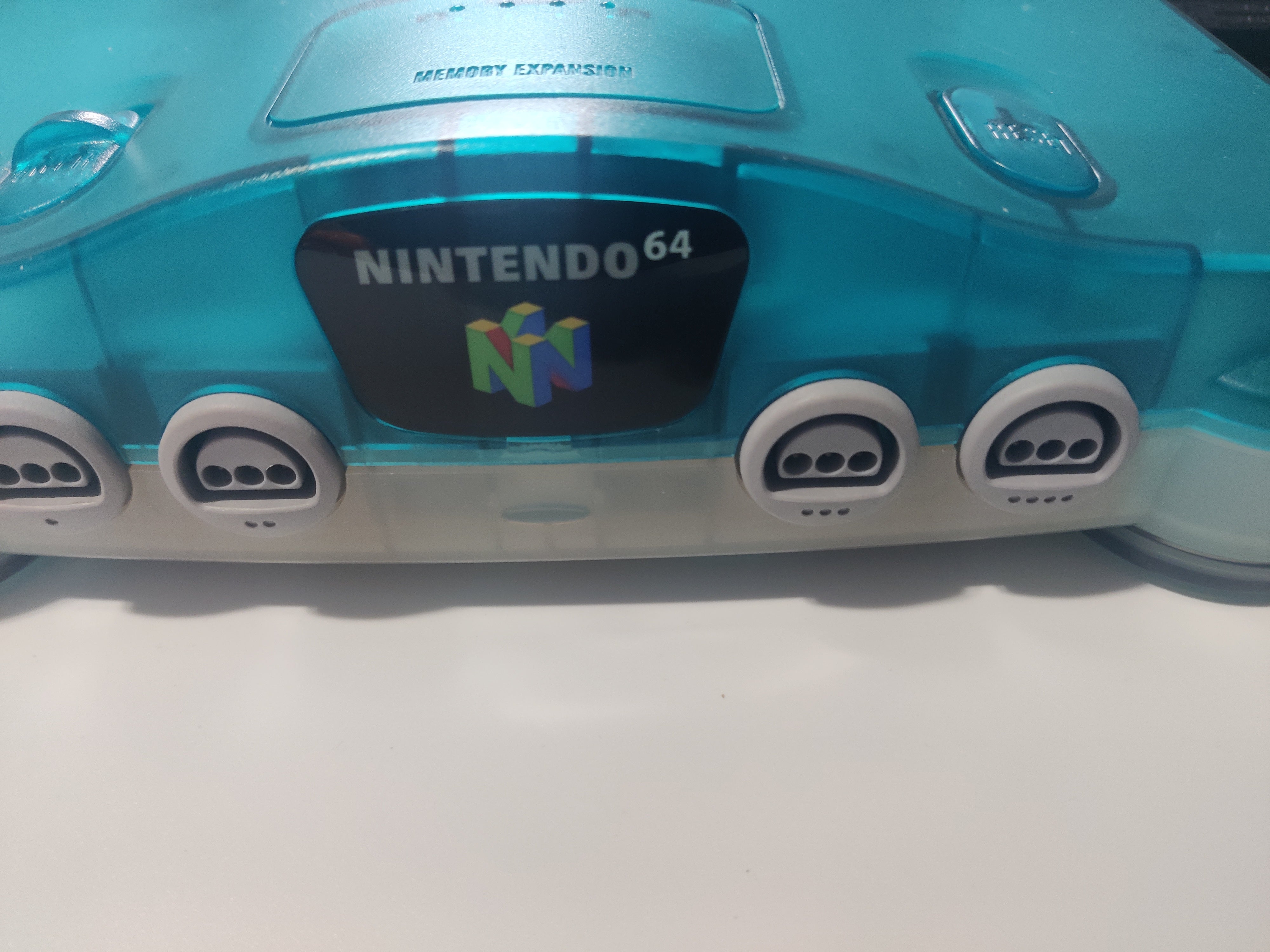Blue Sphere R N64 Ice Blue Nintendo 64 N64 Console - Worldwide Compatibility Region free