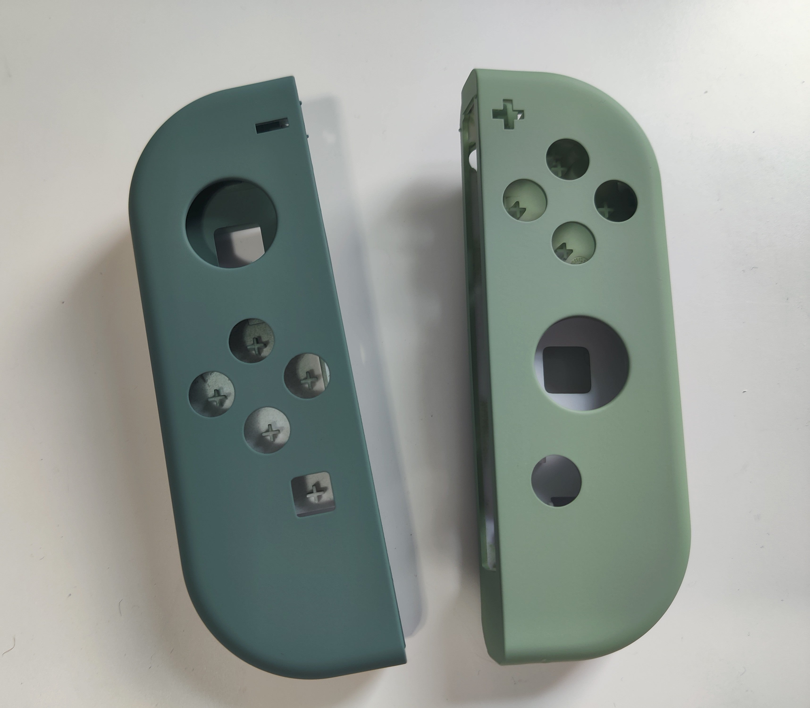 Custom Nintendo Switch JoyCon Matcha Green & Light Cream