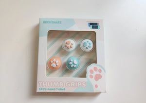 Cat Paws Thumb Grip Caps for Nintendo Switch Joy-Con - Enhance Control and Style