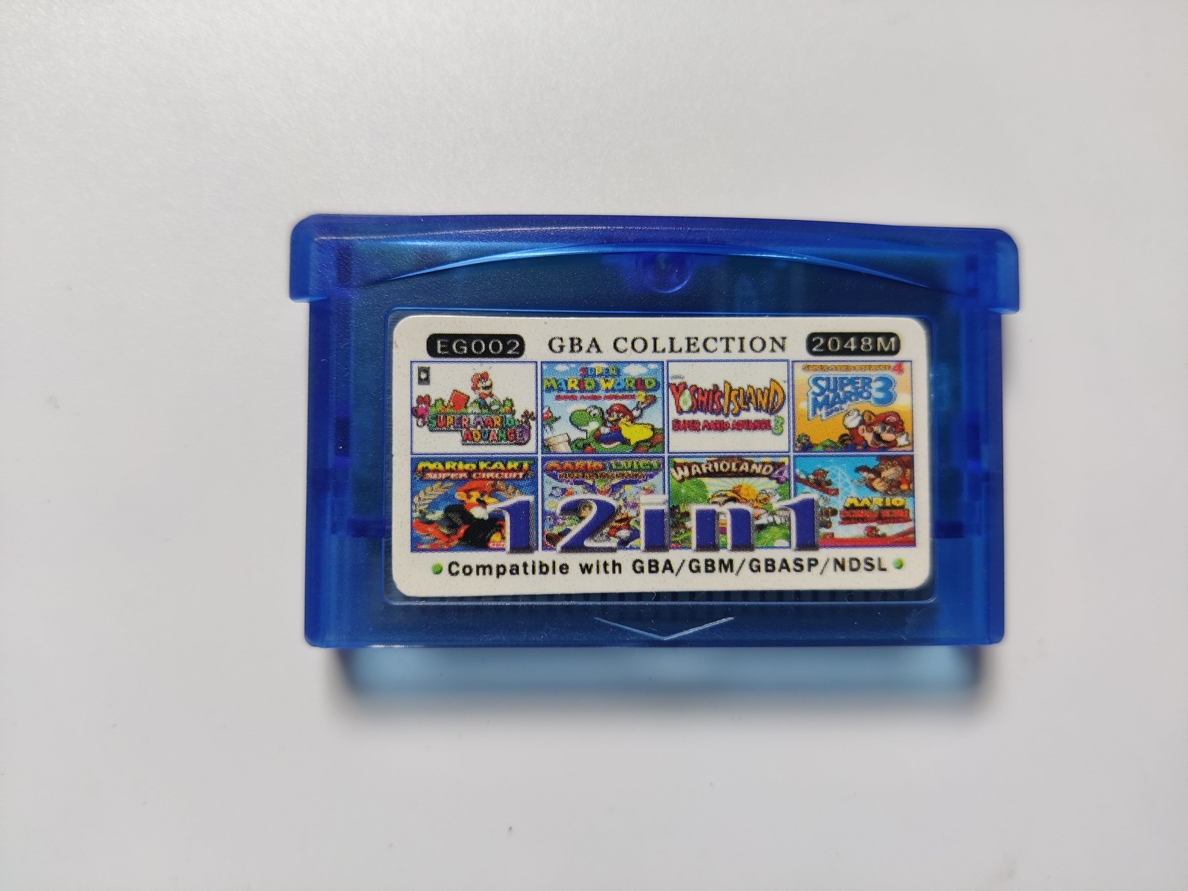 12 in 1 Gameboy Advance Multi Cartridge