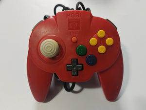 Vintage Red Hori Pad Mini Controller for Nintendo 64 - Tested and Authentic