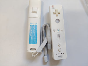 Genuine Nintendo Wii Remote Controllers (RVL-003) White - Set of 2 with Straps - OEM