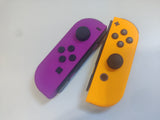 Nintendo Switch Joy-Con Pair Neon Purple/Orange - Preowned, Tested & Working