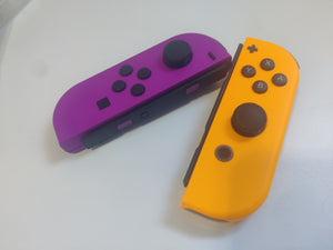 Nintendo Switch Joy-Con Pair Neon Purple/Orange - Preowned, Tested & Working