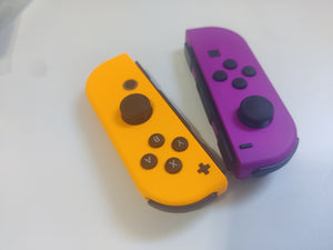 Nintendo Switch Joy-Con Pair Neon Purple/Orange - Preowned, Tested & Working