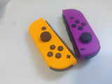 Nintendo Switch Joy-Con Pair Neon Purple/Orange - Preowned, Tested & Working
