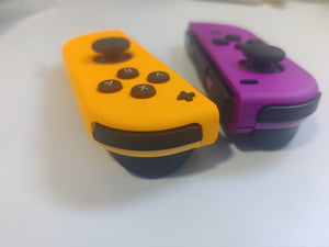 Nintendo Switch Joy-Con Pair Neon Purple/Orange - Preowned, Tested & Working