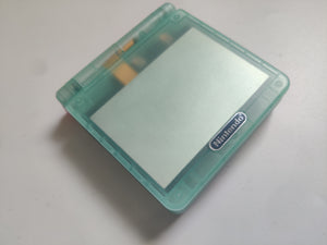 Glow Green Game Boy Advance SP (GBA SP) Console V5 Laminated IPS LCD Screen with 10-Level Backlit