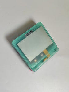 Glow Green Game Boy Advance SP (GBA SP) Console V5 Laminated IPS LCD Screen with 10-Level Backlit
