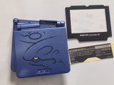 Game Boy Advance SP Housing Shell Blue Pokémon Kyogre Replacement Case