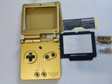 Nintendo Game Boy Advance SP Zelda Triforce Replacement Housing Shell Screen Lens GBA SP