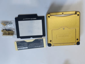 Nintendo Game Boy Advance SP Zelda Triforce Replacement Housing Shell Screen Lens GBA SP