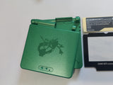 GameBoy Advance SP Classic Rayquaza Green Replacement Housing Shell Case for GBA SP Console
