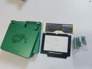 GameBoy Advance SP Classic Rayquaza Green Replacement Housing Shell Case for GBA SP Console