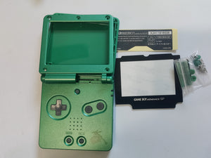 GameBoy Advance SP Classic Rayquaza Green Replacement Housing Shell Case for GBA SP Console