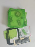 GameBoy Advance SP Clear Green Shell Replacement Housing Case for Regular Screen Console