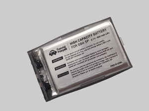 GBA SP 950mAh MaxPlay Rechargeable LiPo Battery Replacement – Extended Playtime Mod Kit