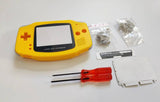 GBA Nintendo Game Boy Advance Solid Yellow Replacement Shell for IPS