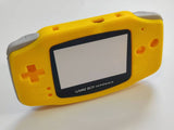 GBA Nintendo Game Boy Advance Solid Yellow Replacement Shell for IPS