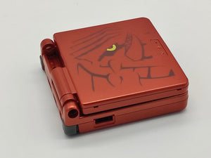 GameBoy Advance SP Classic Red Groudon Replacement Housing Shell For GBA SP