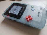 Enhanced Nintendo Gameboy Color - Sky Blue Glow Edition with Backlit Screen, New Housing, Speaker, and Buttons. A Custom Retro Gem for Immersive Gaming.