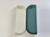 Soft Touch Cream & Pine Green Shell for Nintendo Switch JoyCon