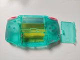 Teal Seaglass Replacement Shell for Game Boy Advance IPS with Buttons & Pad