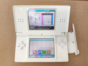 Timeless Elegance: White Nintendo DS Lite Handheld Gaming Console - Includes Stylus for Portable Retro Gaming on the Go