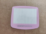 GBA Game Boy Advance OEM Size LIGHT PINK Glass Replacement